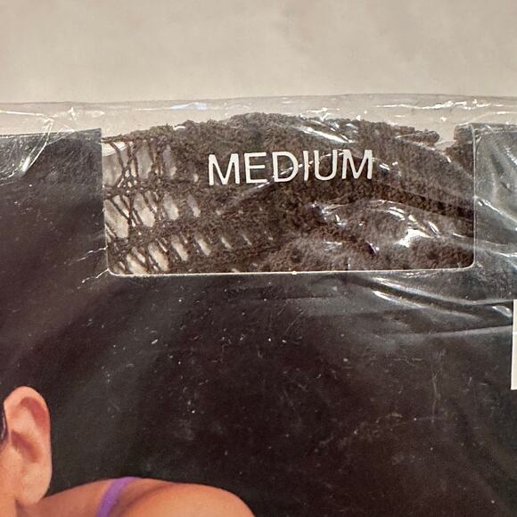 NEW Wolford The Sixties Net Tights sz M Brown Fishnet Tights Medium - Picture 5 of 5